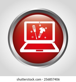 computer support design, vector illustration eps10 graphic 