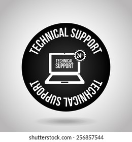 computer support design, vector illustration eps10 graphic 