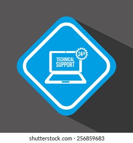 computer support design, vector illustration eps10 graphic 