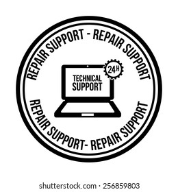 computer support design, vector illustration eps10 graphic 