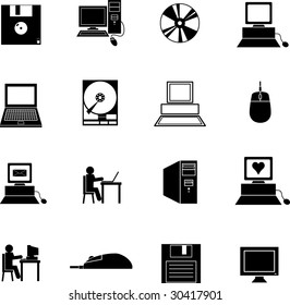 computer symbols set