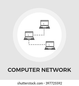 Computer sync icon vector. 