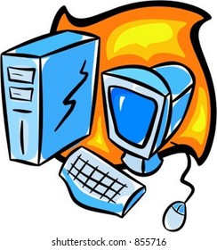 Computer system. Check my portfolio for many more images of this series.