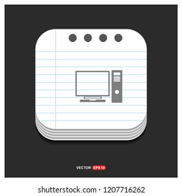 Computer System Icon - Free vector icon