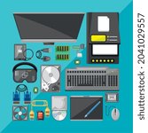 computer system unit, hardware and software