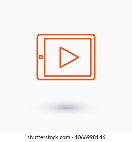 computer tablet pc vector  icon