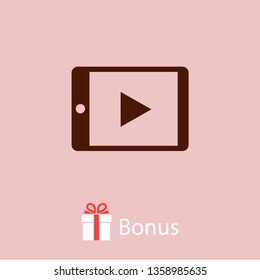 computer tablet pc vector  icon