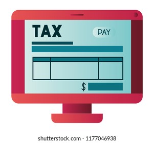 computer with tax on line