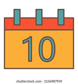 Computer technology  calendar office supplies flat vector icons for social media marketing business and technologies