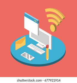 computer technology with data services connect