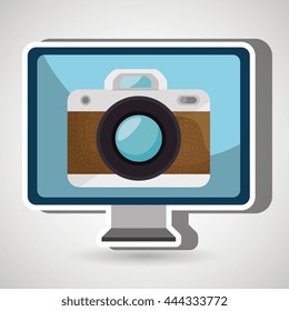 computer technology design, vector illustration eps10 graphic 