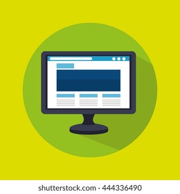 computer technology design, vector illustration eps10 graphic 