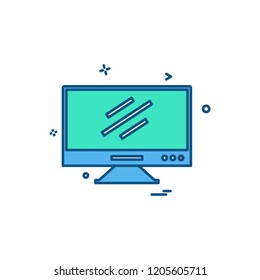 Computer Technology icon design vector