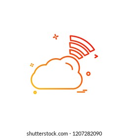 Computer Technology icon design vector