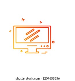 Computer Technology icon design vector