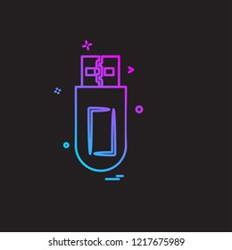 Computer Technology icon design vector
