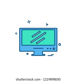 Computer Technology icon design vector