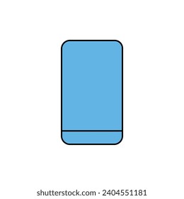 Computer Technology icon. Line, glyph and filled outline colorful version, Monitor Display Screen outline and filled vector sign. Symbol, logo