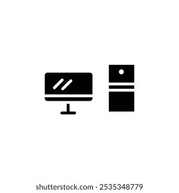 Computer Technology icon web design in vector