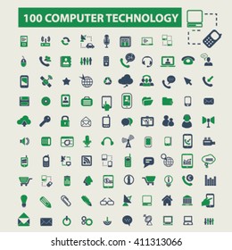 computer technology icons
