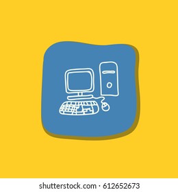 Computer technology scribble