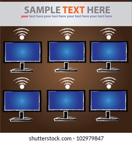 computer technology vector