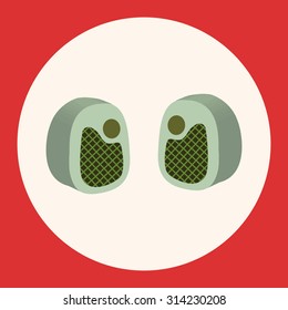 computer theme stereo elements vector