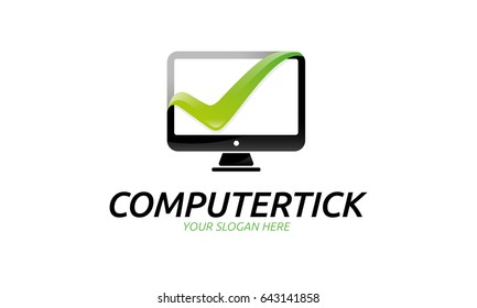 Computer Tick Logo