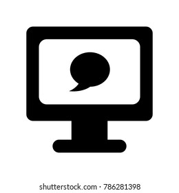 computer, timeline, vector line icon, logo , symbol , mobile app , sign, illustration on background