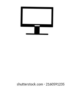 a computer used for work is placed on a table,screen and tv