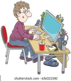 Computer user