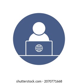 computer user icon , user interface icon