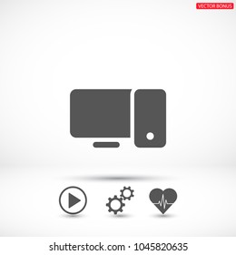 Computer  vector icon