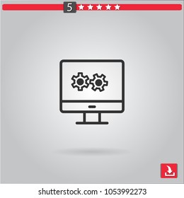 computer vector icon