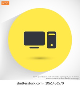 Computer  vector icon