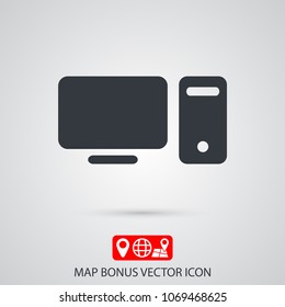 Computer  vector icon