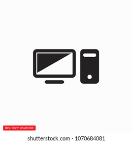 Computer  vector icon