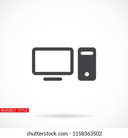 Computer  vector icon