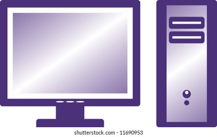 Computer vector icon