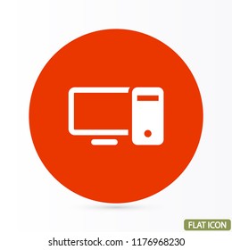 Computer  vector icon