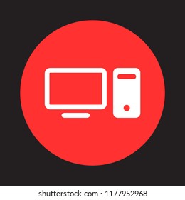 Computer  vector icon