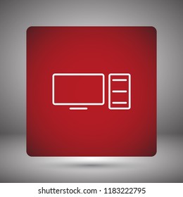 Computer Vector icon