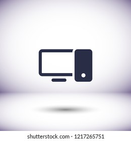 Computer  vector icon