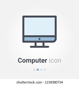 Computer vector icon