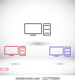 Computer Vector icon