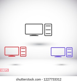 Computer Vector icon