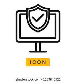 Computer vector icon