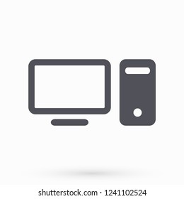 Computer  vector icon