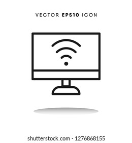Computer vector icon