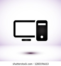 Computer  vector icon
